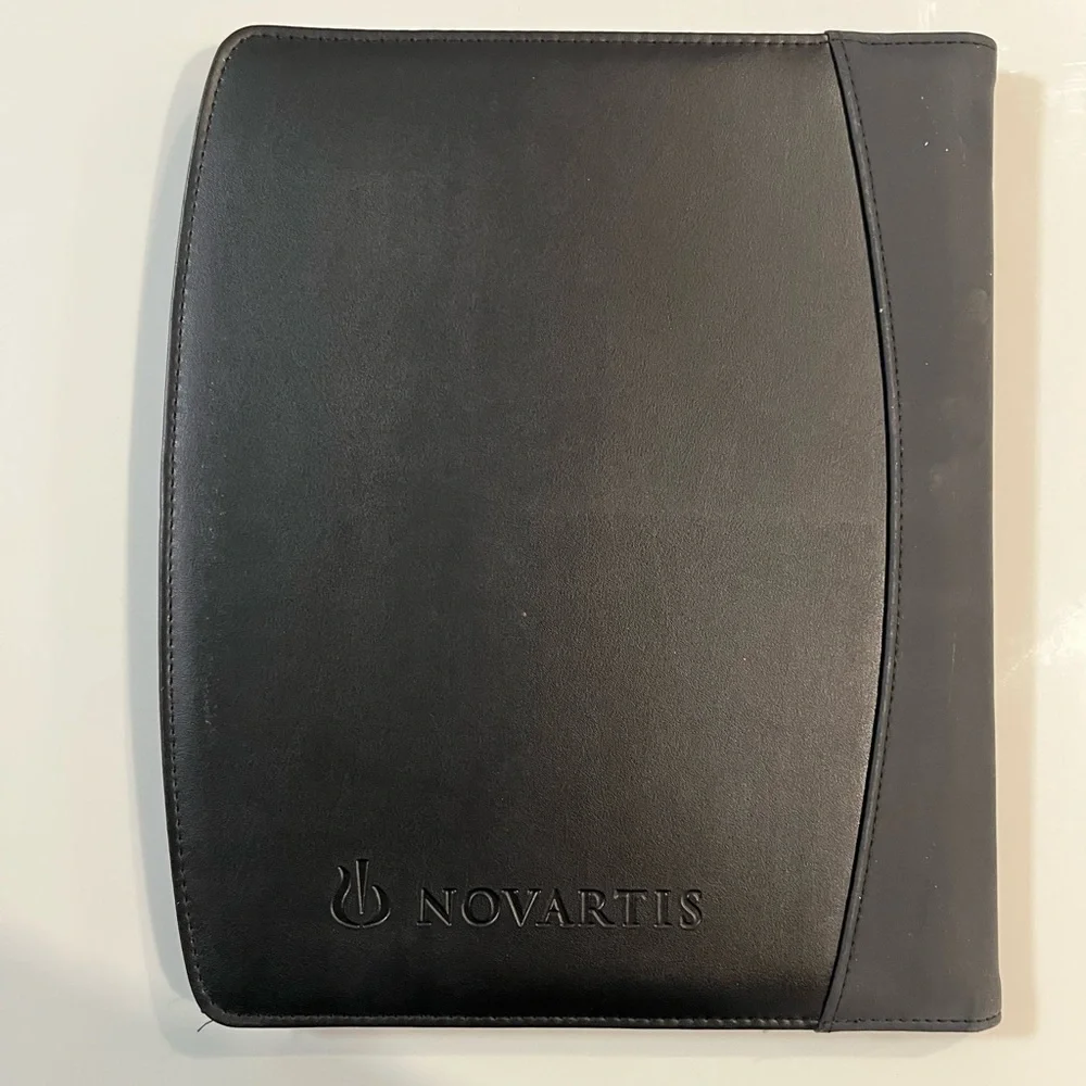 New Executive Padfolio Black Faux leather